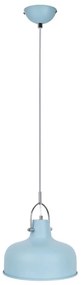 Lustră pe cablu ROMI 1xE27/40W/230V albastru