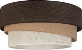 BRILAGI - Plafonieră TRIO 1xE27/60W/230V, Ø 40 cm, maro/bej/alb