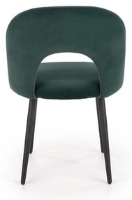 Scaun de bucaterie Gema, verde/negru