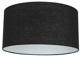 Abajur din material textil negru 50/50/25