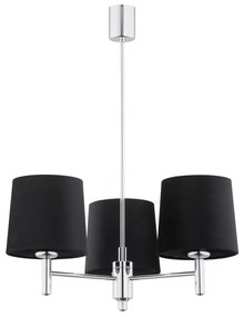 Candelabru modern design elegant BOLZANO 3L negru