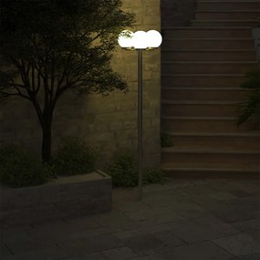 Lampa de gradina cu stalp, 3 lampi, 220 cm 1, 3