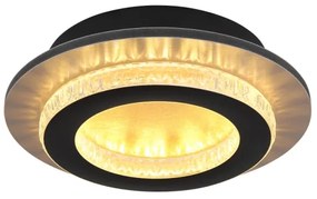 Globo 48042-12G - Plafonieră LED JAYDEN, 12W, 230V, Ø 20 cm, negru