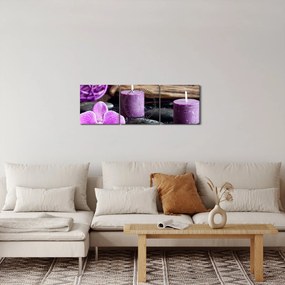 Tablou - Relaxare (cu ceas) (90x30 cm)