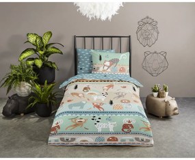 Lenjerie de pat pentru copii din bumbac pentru pat de o persoană, extinsă 140x220 cm Play – Good Morning