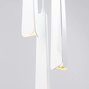 Lustră pe cablu Sollux SL.1398 PRYSM 3xG9/8W/230V alb