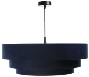 Lustr TRINITI 1xE27/60W/230V albastru/auriu pe cablu