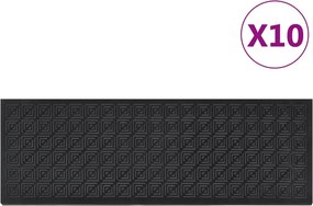 vidaXL Trepte de scară, 10 buc., 25x75 cm, cauciuc