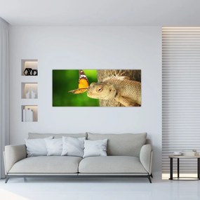 Tablou - Șopârlă (120x50 cm)