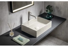 Sapho - Lavoar pentru blat FORMIGO 47,5 x 36,5 cm, beton/nisip mat
