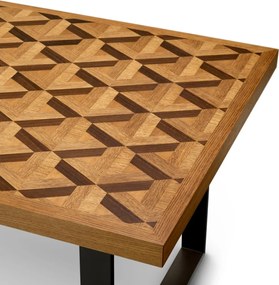 Masa dining LUX furnir de stejar Rubicon L, 230x100cm