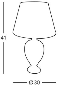Lampă de masă DAMASCO 1xE27/60W/230V Kolarz 0094.70S