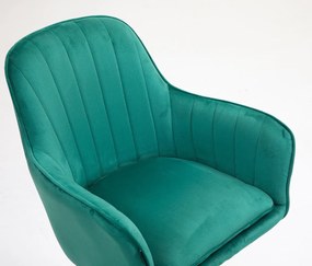 HR2022K Verde din Catifea Bază Neagră
