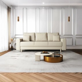 Canapea extensibilă dumonde cu ladă de depozitare si sezut confortabil din spuma high-density, Kronos Enjoy Camel 210x100 cm