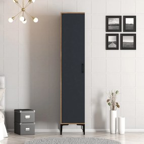 Dulap de haine Kiara S (Nuc + antracit). 1088407