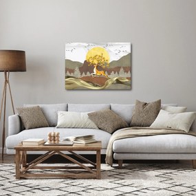 Tablou cu cerb (70x50 cm)