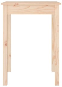 Masa de sufragerie, 55x55x75 cm, lemn masiv de pin