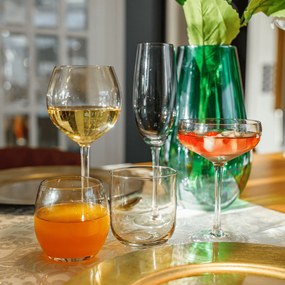 Pahare de apă, set de 6, 360 ml, maro deschis fumuriu, LILO TIP 5