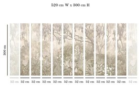 Tapet VLAdiLA Glycine Sepia 520 x 300 cm