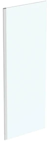 Paravan dus walk-in 80x200 cm Ideal Standard i.Life, sticla securizata, profil argintiu 800x2000 mm