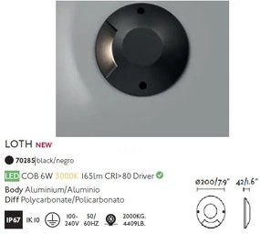 Spot LED / Corp semnalizare de iluminat exterior IP67 LOTH-1