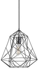 Lampă suspendată industrială neagră - Framework Basic