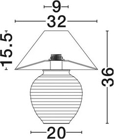 Veioza, Lampa de masa SILIA