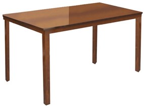 Masa sufragerie dining , 110 cm ,mdf furniruit, nuc ,Bortis Impex