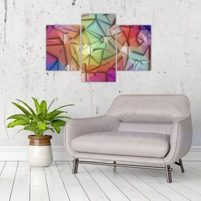 Tablou - Abstracția poligonală (90x60 cm)