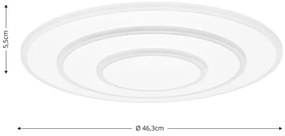 Plafonieră LED dimabilă Brilagi MODERN LED/58W/230V 2700-6500K + telecomandă