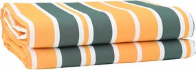 vidaXL Înlocuire de copertină Verde și galben 1000 x 160 cm