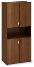 Dulap înalt ProOffice 80 x 47 x 178 cm, nuc