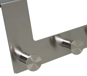 Cuier de ușă argintiu mat din metal 35 cm – Casa Selección