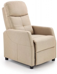 Fotoliu recliner Felipe stofa bej H103 cm