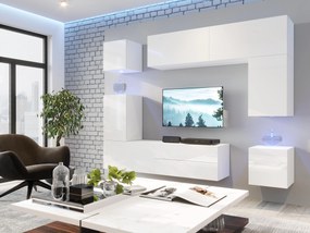 Mobilier living Berny 70 (alb + Alb lucios). 1087202