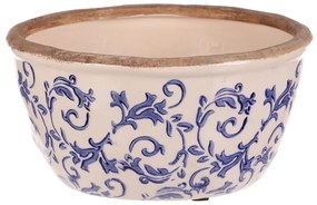 Ghiveci ceramic în stil retro, 21 x 11 cm