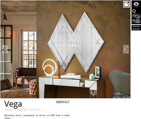 Oglinda decorativa design modern Vega 115x110cm