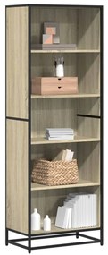 vidaXL Bibliotecă, stejar sonoma, 60x35x170,5 cm, lemn prelucrat