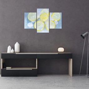 Tablou cu lămâie în gheață (90x60 cm)