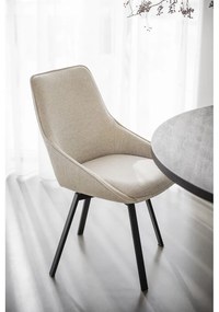 Scaune de dining bej 2 buc. Alison – Rowico