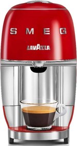 Espressor cu capsule SMEG Lavazza A Modo Mio LM200, 1250 W, 10 bar, 0,9 l, Incalzire rapida, Rosu