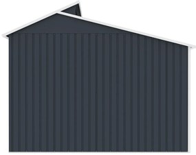 Furnigo Casă de grădină 292x129x229 cm - gri închis