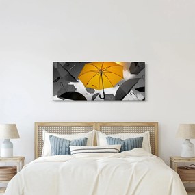 Tablou - Umbrelă galbenă (120x50 cm)