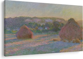 Tablou - Claude Monet, Stacks of Wheat (End of Summer) , reproducere (90x60 cm)