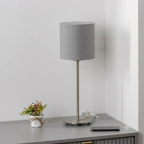 Brilagi - Lampă de masă LED NUBILA 1xE27/60W/230V, gri deschis