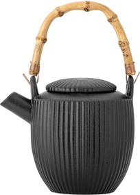 Ceainic negru din gresie ceramică 850 ml Neri – Bloomingville