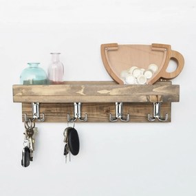 Raft de bucătărie Rustic Walnut