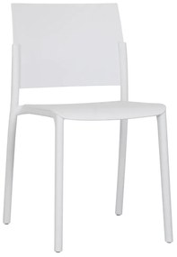 Scaun din plastic KOSTAS, alb