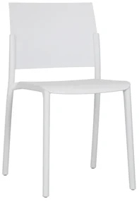 Scaun din plastic KOSTAS, alb