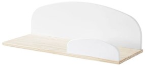 Raft de copii alb/în culoare naturală cu aspect de lemn de pin Kiddy - Vipack